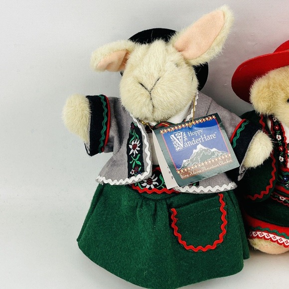 Eine Kleine Mountain Climbin' Muffy Vanderbear & Hoppy Vanderhare Lot NABCO 1992 - Picture 2 of 4